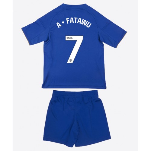 Leicester City Issahaku Fatawu #7 Replica Home Stadium Kit for Kids 2025-26 Short Sleeve (+ pants) Leicester City Issahaku Fatawu #7 Replica Home Stadium Kit for Kids 2025-26 Short Sleeve (+ pants)